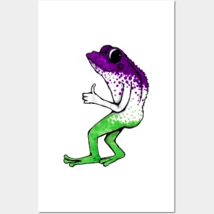 Genderqueer Loveland Frog Posters and Art